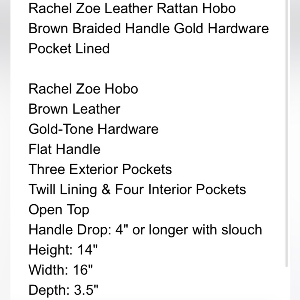 Rachel Zoe Leather Rattan Handbag - Picture 8 of 8